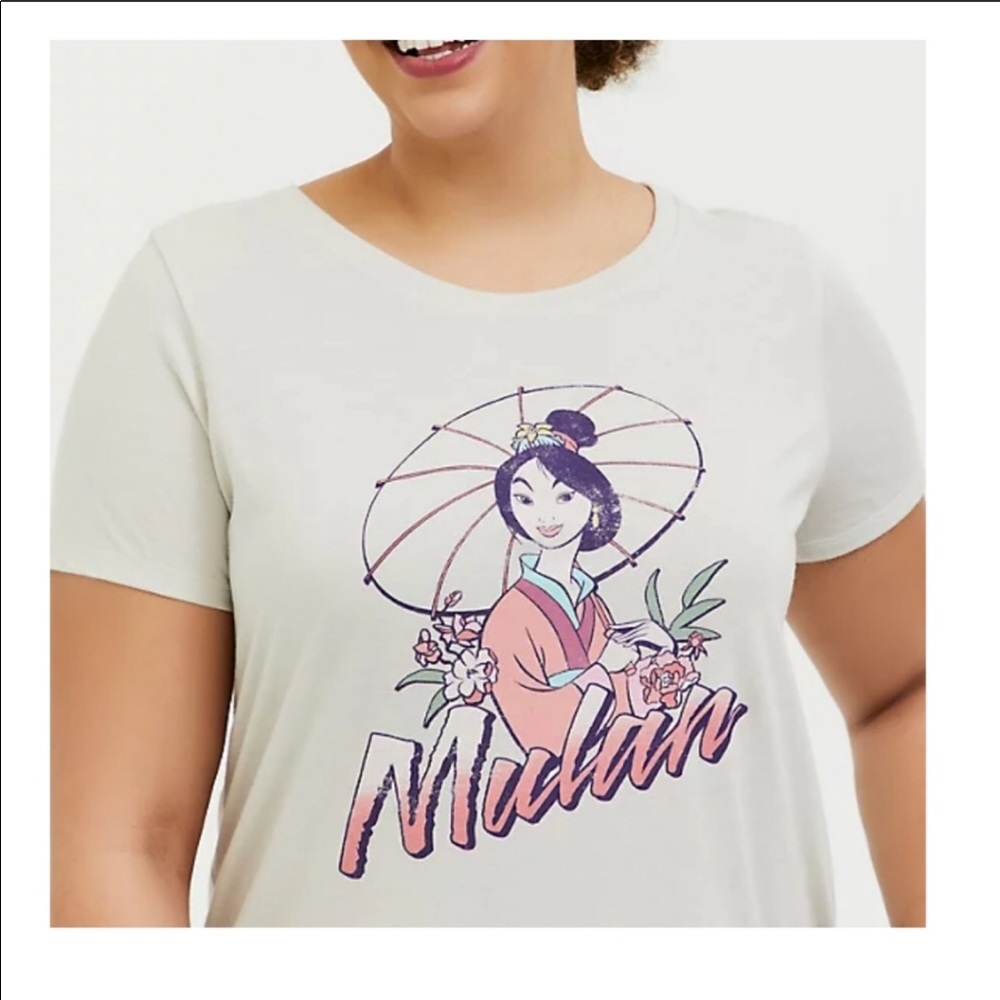 Disney Mulan ivory tee